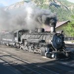 Treno a vapore Durango in Colorado