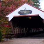 Swift River ponte coperto in Conway New Hampshire